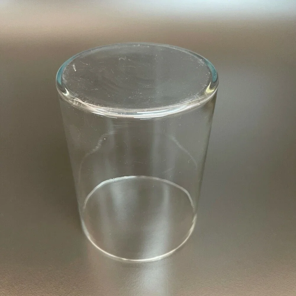 Clear Glass Canister‎ Jar 4 1/2